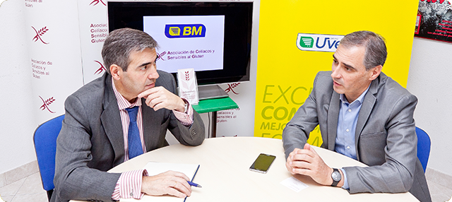 Firma del acuerdo entre BM Supermercados y CelÃ­acos Madrid
